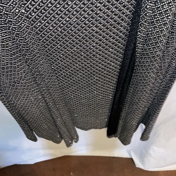 MSK Women’s Pullover Dressy Top Size 5XL Black Silver Sparkle Going out NWT - Picture 8 of 13
